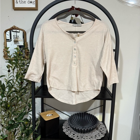 Tresics waffle shirt size small  1/2 Sleeve - Picture 2 of 7